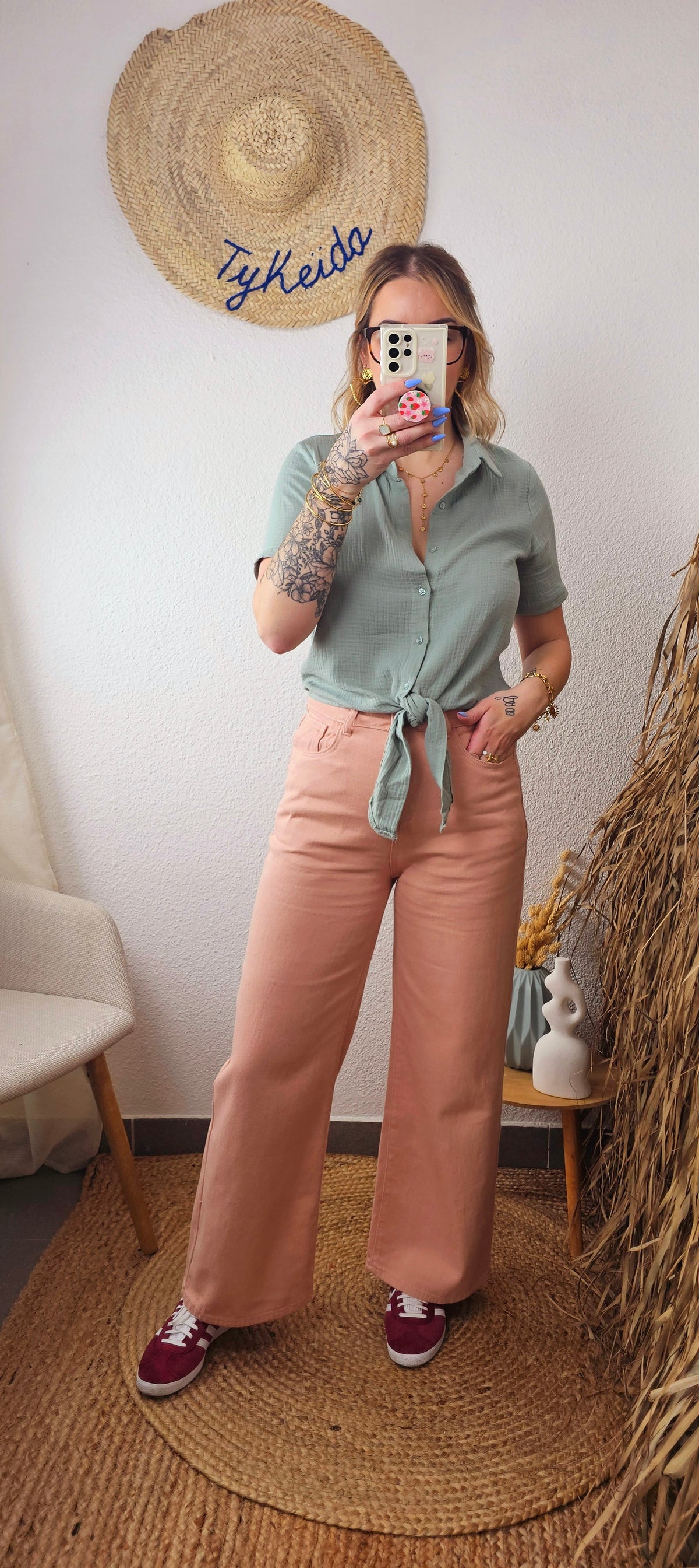 Pantalon Elena Rose
