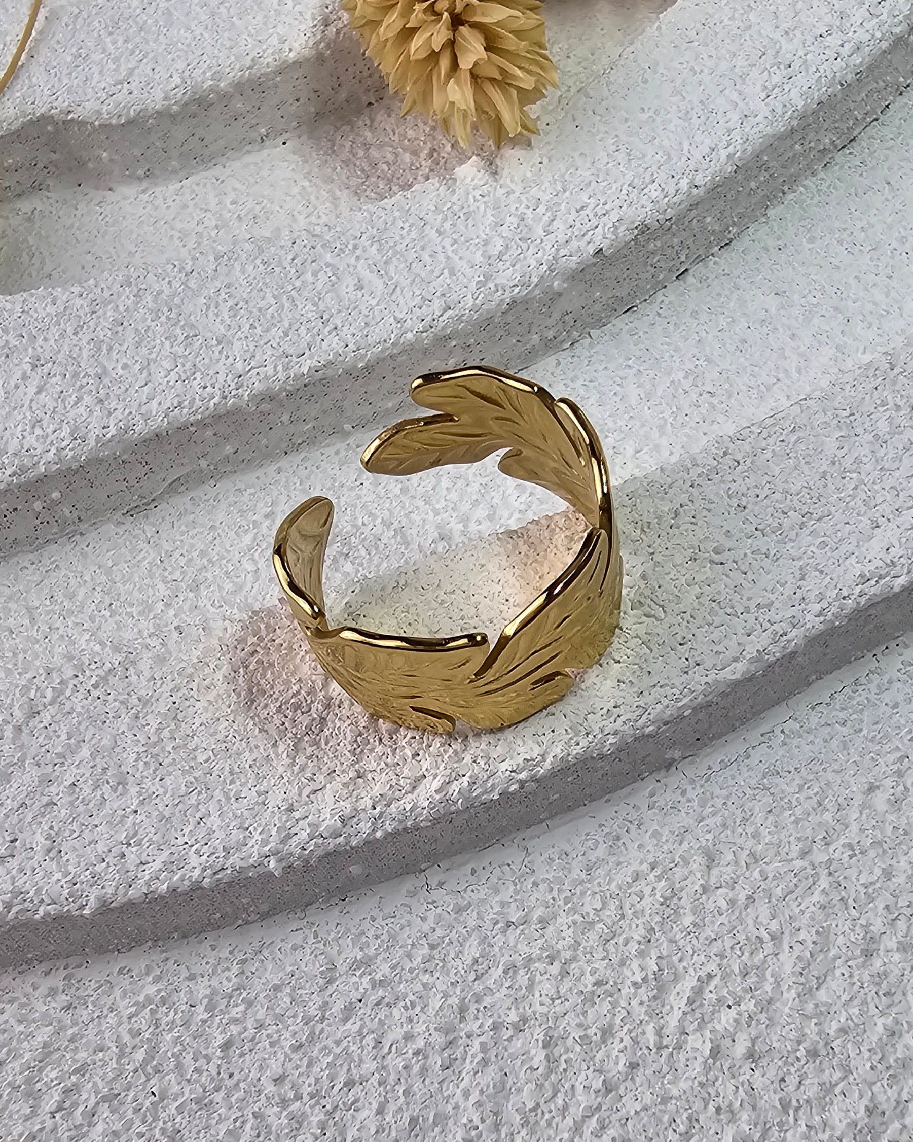 Bague Grosses Feuilles