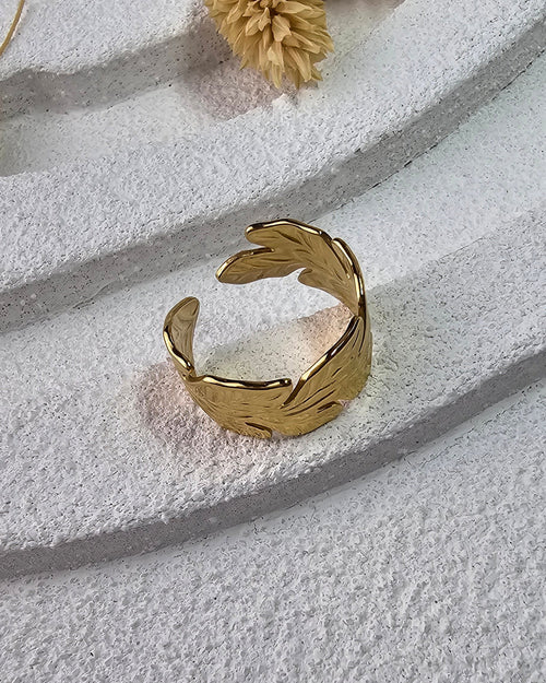 Bague Grosses Feuilles