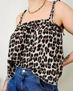 Sora Leopard Top