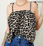 Sora Leopard Top