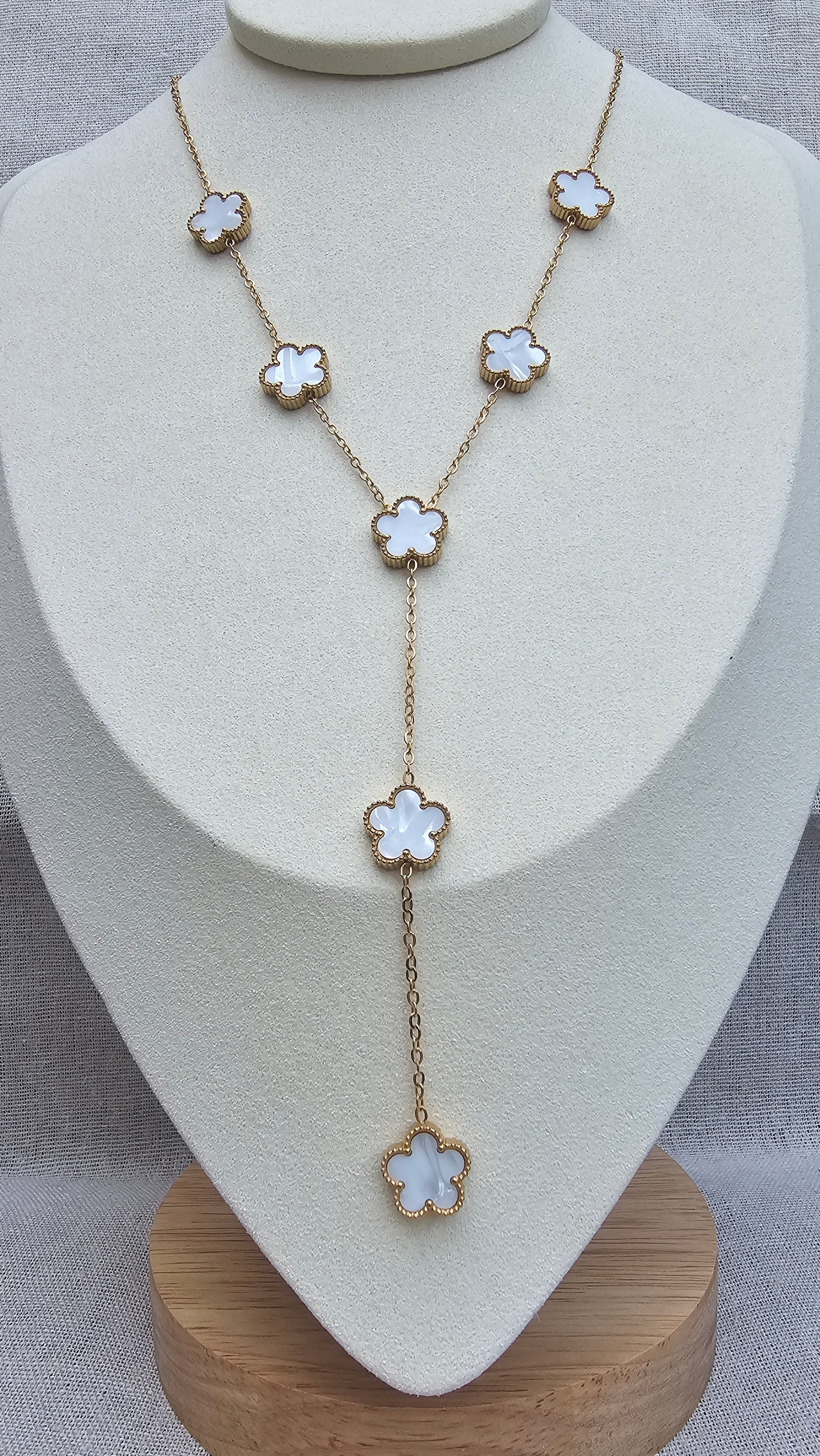 Collier Edelia Blanc