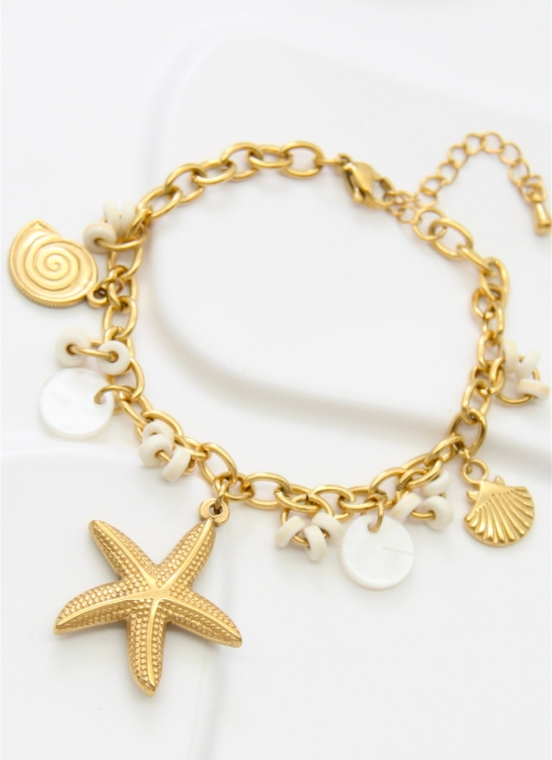 Bracelet Riviera Dorée étoile de mer femme