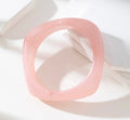 Bracelet Skya résine oversize rose femme