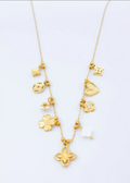 Collier Clea pendentifs dorés femme
