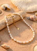 Collier Perles Éclat en acier inoxydable femme