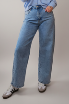 Jean baggy taille haute femme Sofia