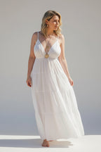 Robe longue bohème coton femme Mareva