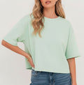 T-shirt vert viscose femme Vittoria